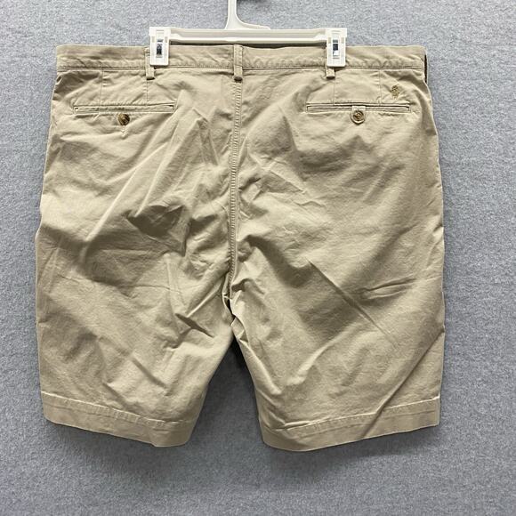 Polo Ralph Lauren Shorts Mens 44 Tan Khaki Chino Flat Front Classic Fit Casual - Picture 2 of 5